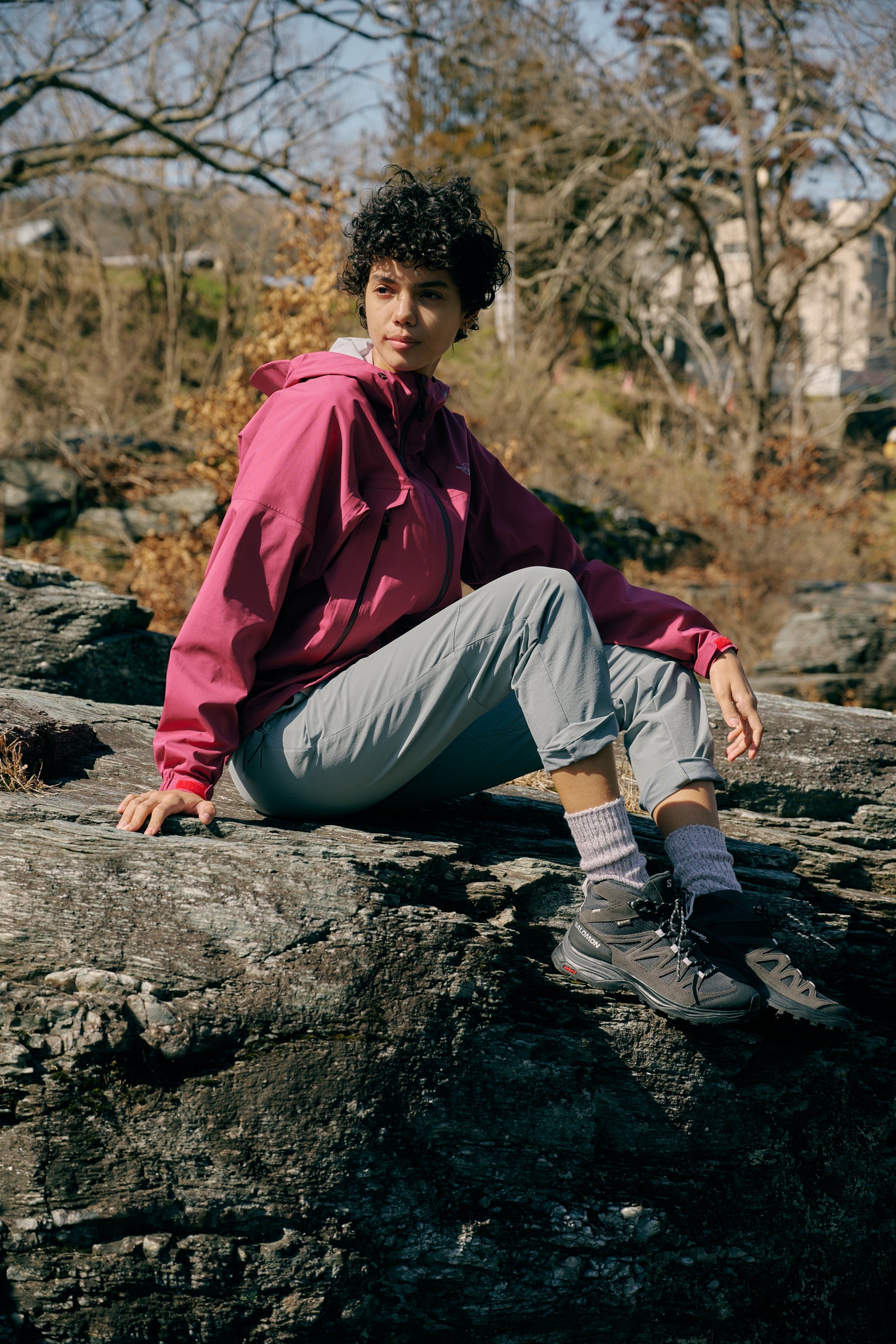 【WOMENS】CORDURA LIGHT TREKKING PANTS GRY