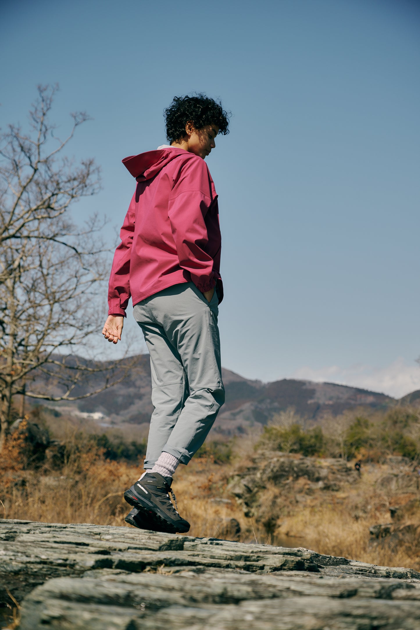 【WOMENS】CORDURA LIGHT TREKKING PANTS GRY
