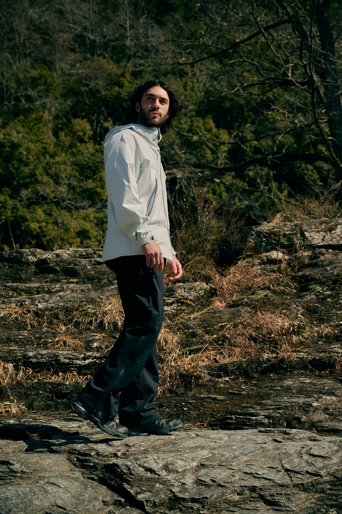 【MENS】DUAL FORCE STRETCH RAIN PANTS BLK