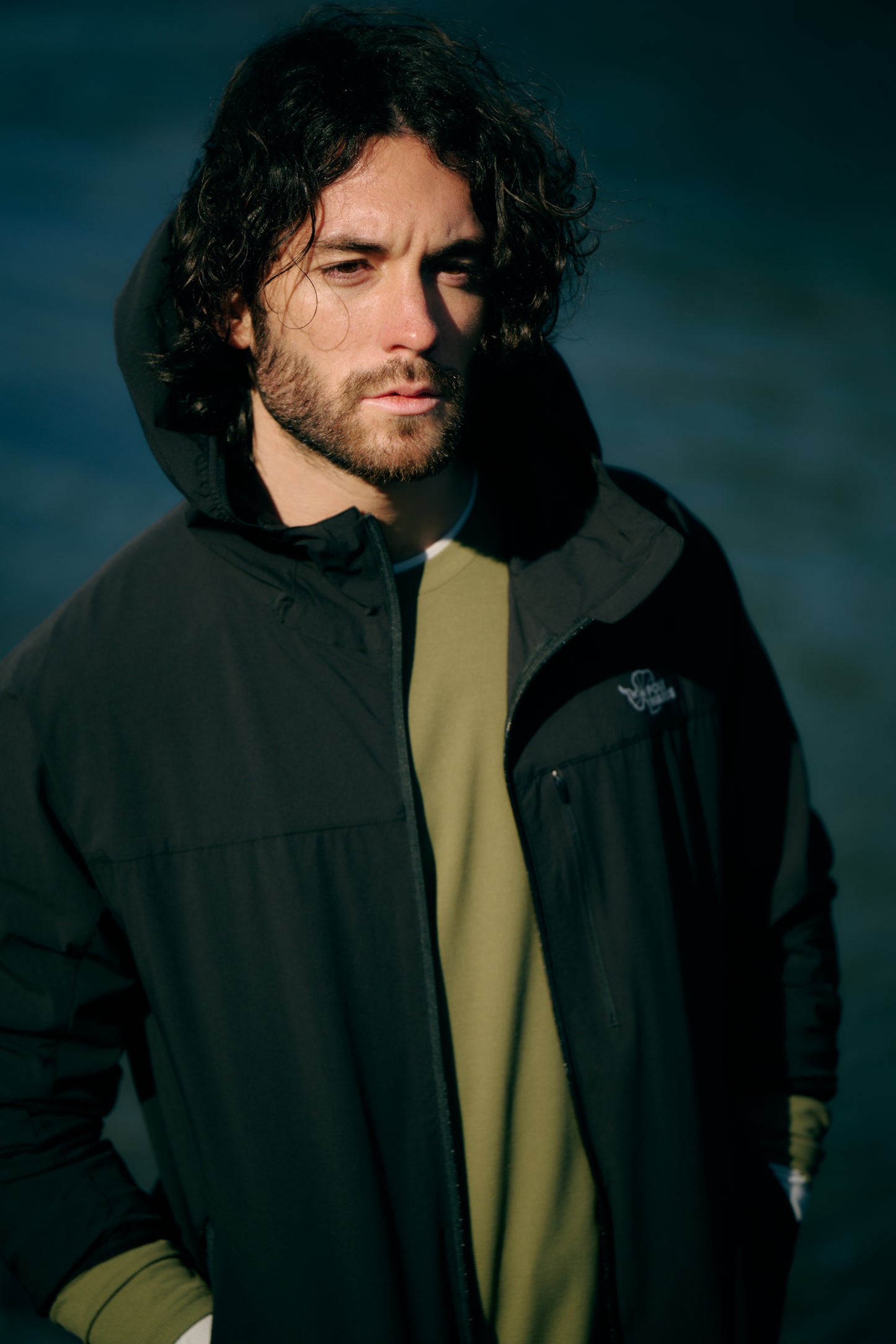 【MENS】CORDURA LIGHT SOFTSHELL JACKET BLK