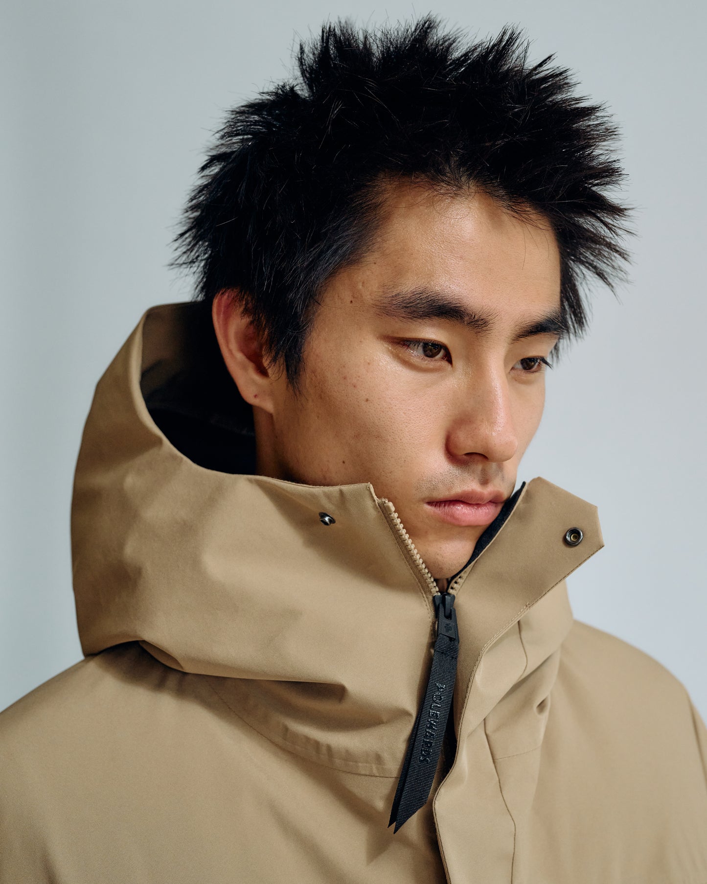 【MENS】シンパテックス ウォータープルーフ リサイクル ダウンパーカ WHT