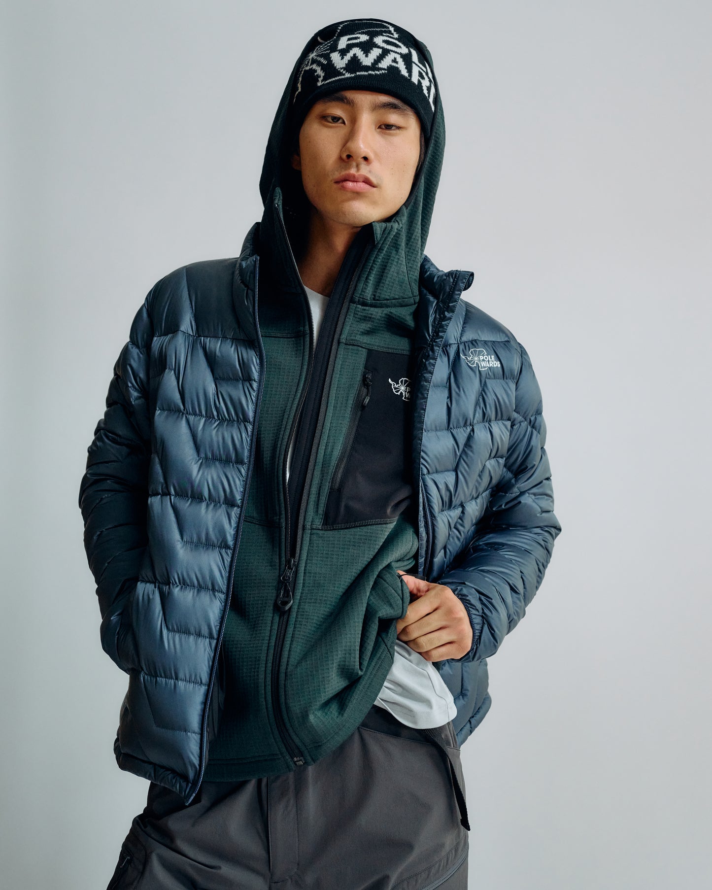 【MENS】フュージョンドライダウン ライトウィエトジャケット NVY