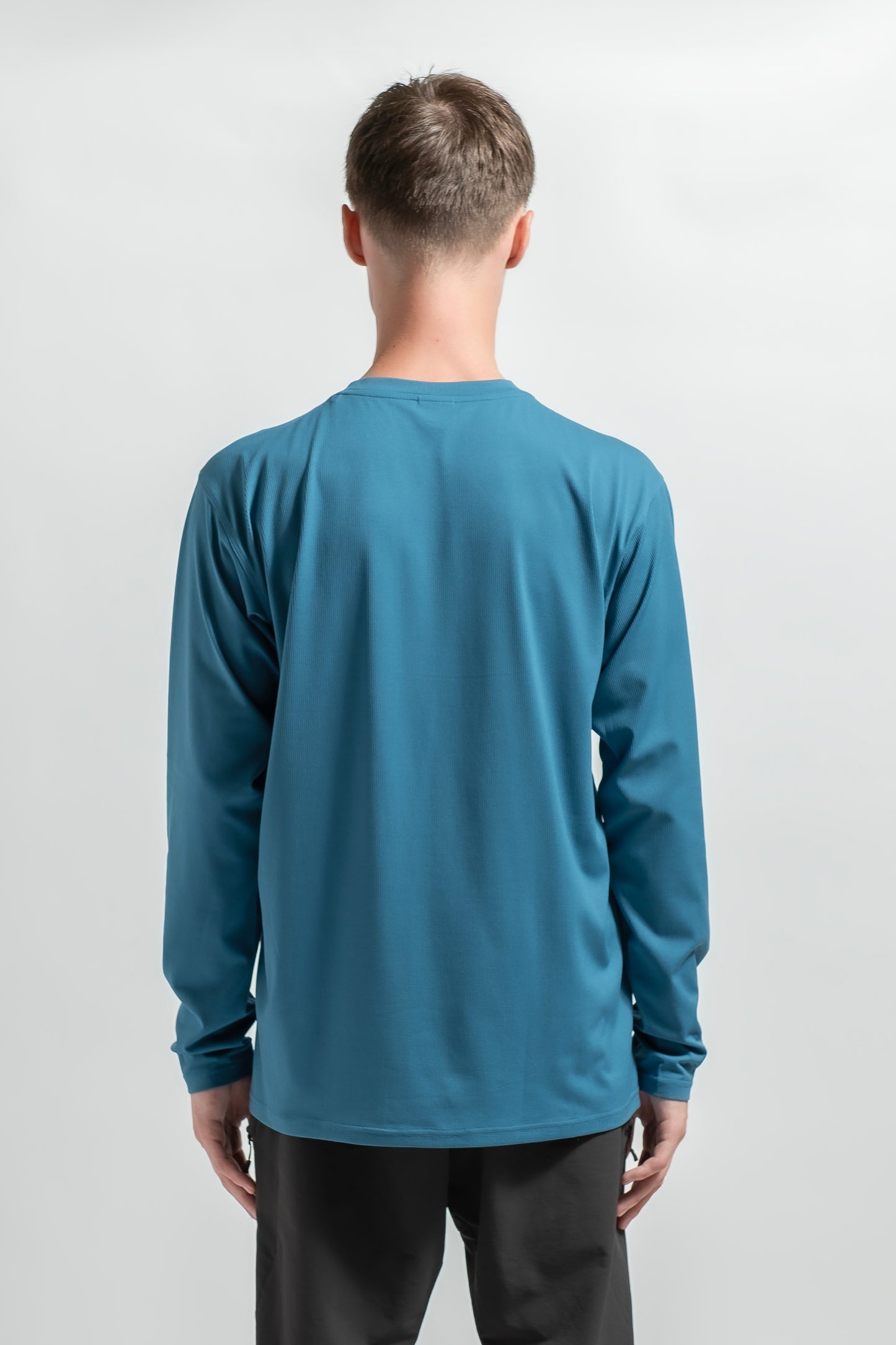 【MENS】DRY COMFORT L/S TEE BLU