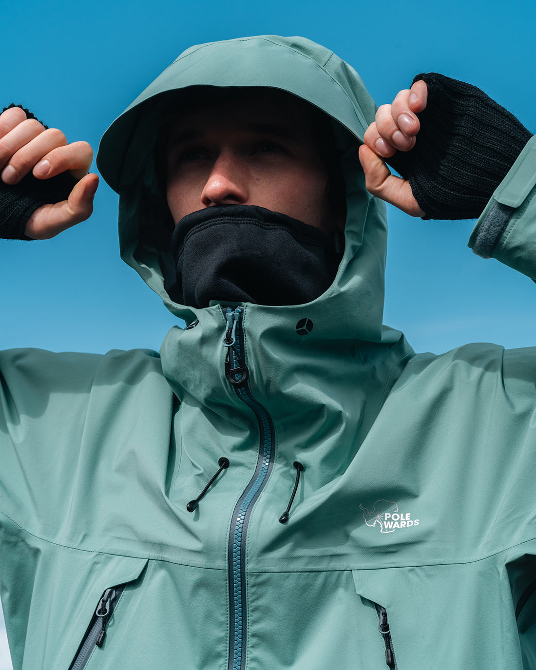 【MENS】DUAL FORCE STRETCH RAIN JACKET GRN