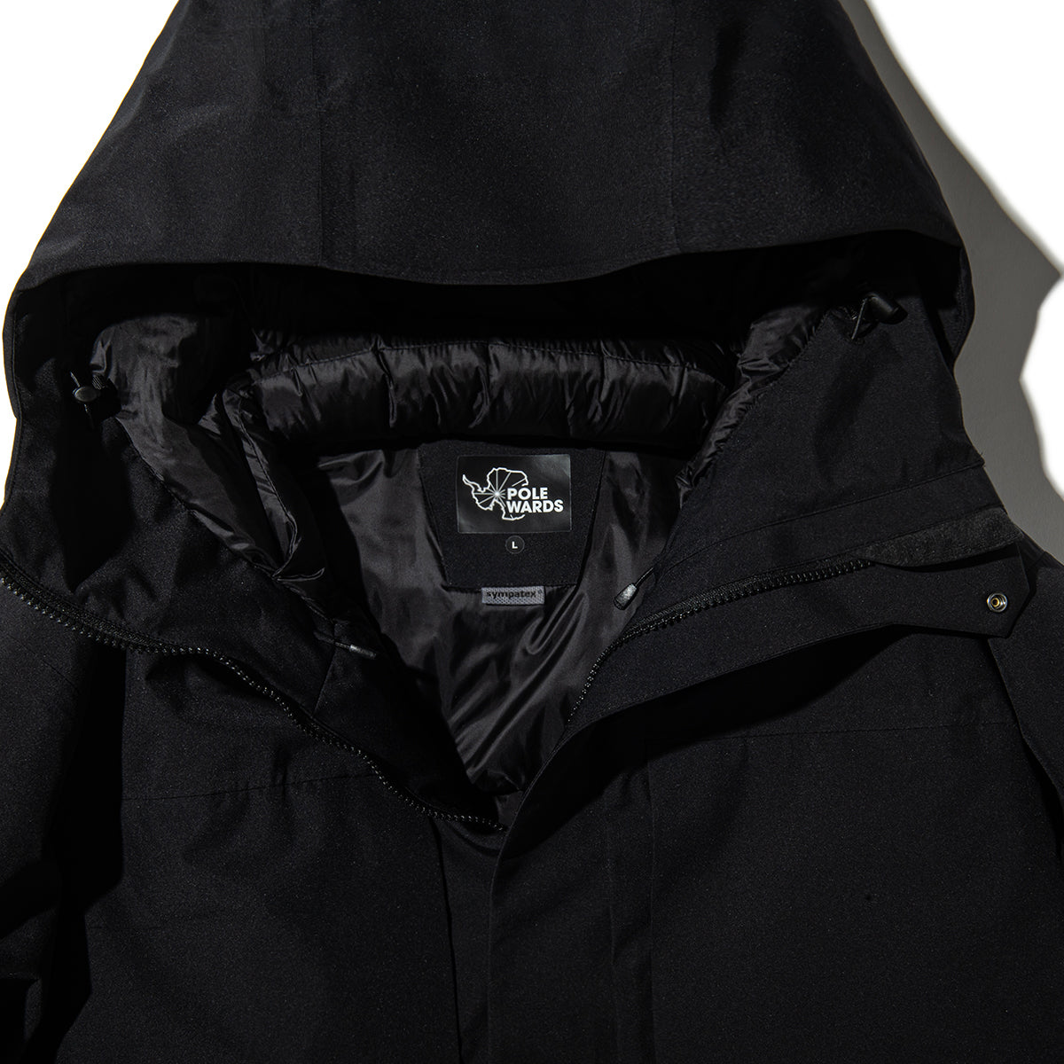 【MENS】シンパテックス ウォータープルーフ リサイクル ダウンパーカ BLK