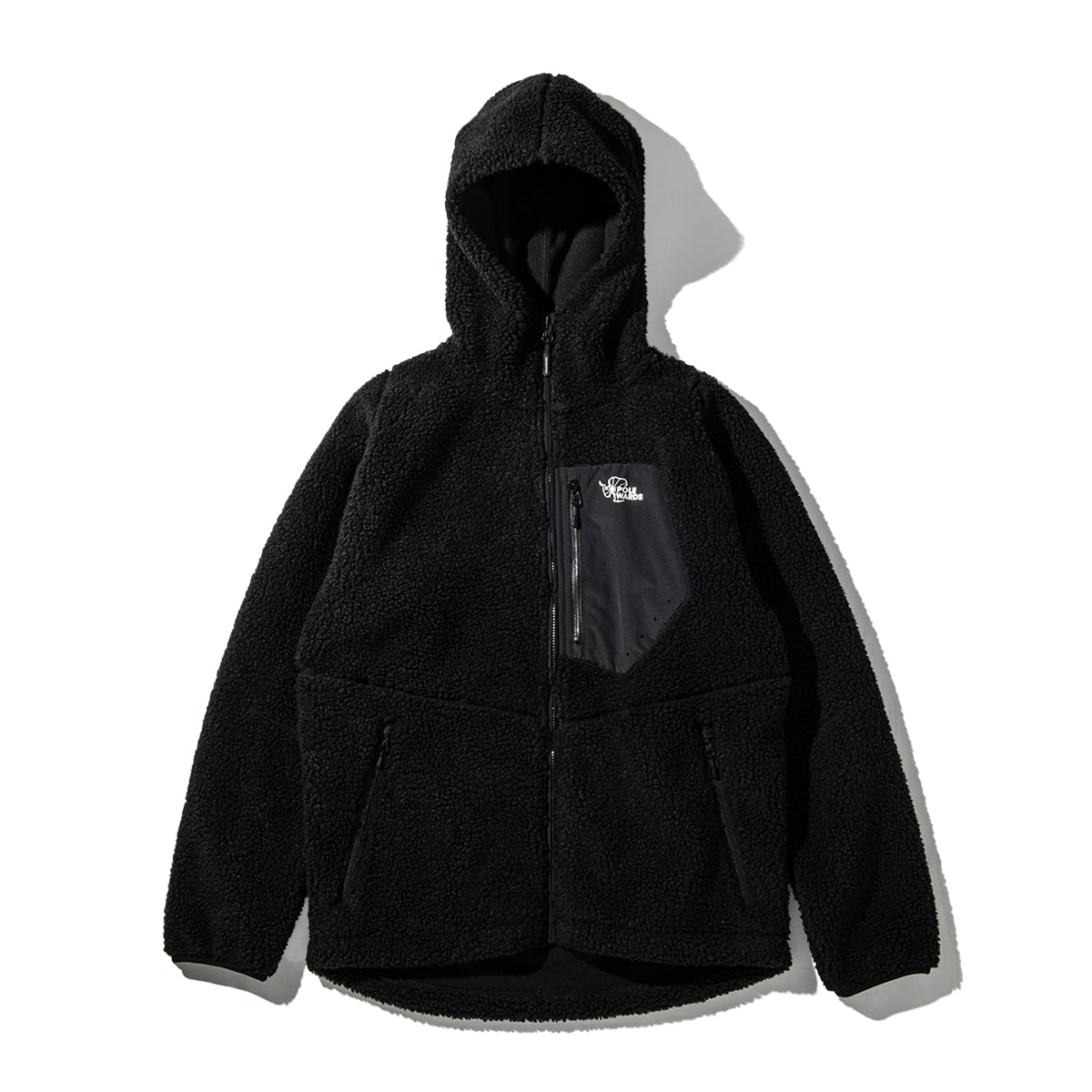 polewardsシープフリース フーディー BLK
