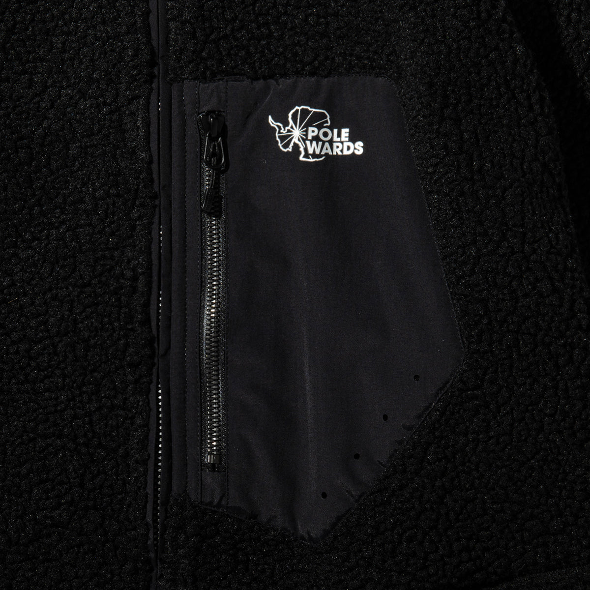 polewardsシープフリース フーディー BLK