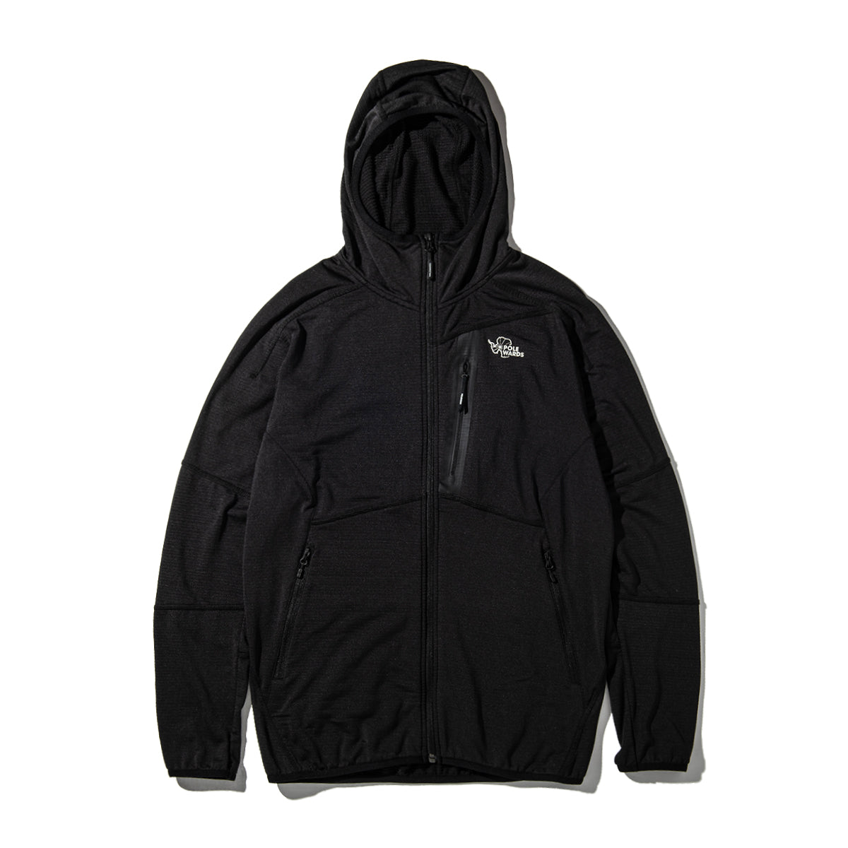 polewardsテックフェイスストレッチフーディー BLK