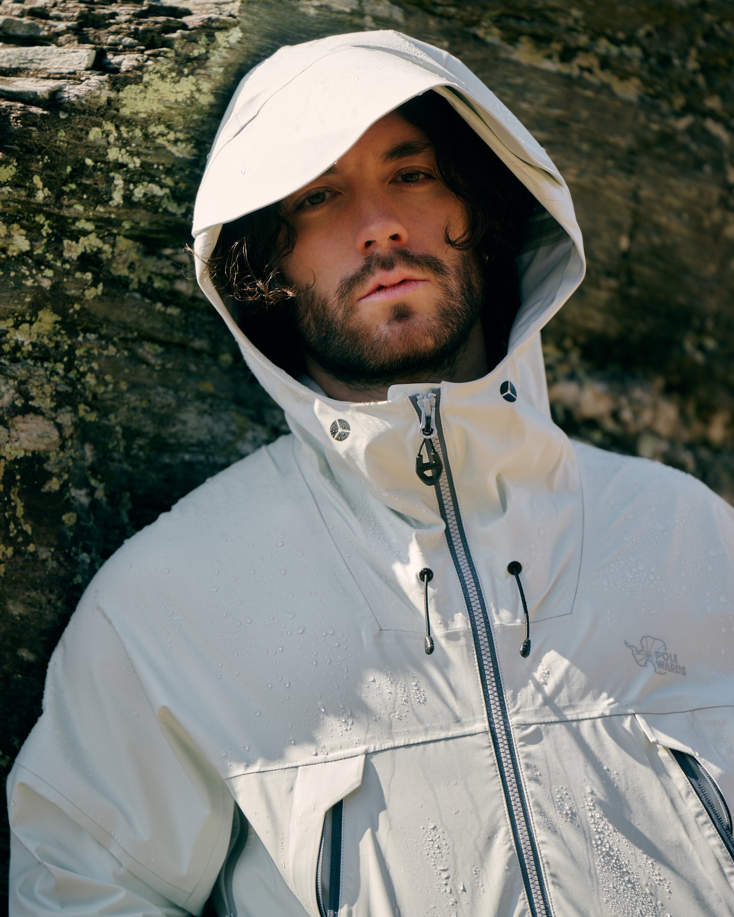 【MENS】DUAL FORCE STRETCH RAIN JACKET WHT